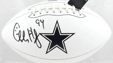 Charles Haley Autographed Dallas Cowboys Logo Football - Prova *Black