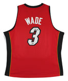 Heat Dwyane Wade Authentic Signed 2005-06 Red M&N HWC Swingman Jersey Fanatics