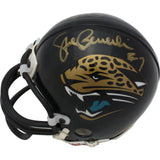 Dave Widell & Steve Berlin Signed Jaguars VSR4 Replica Mini Helmet BAS 44726