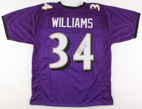 Ricky Williams Signed Baltimore Ravens Jersey (JSA COA) Pro Bowl MVP (2002) R.B.