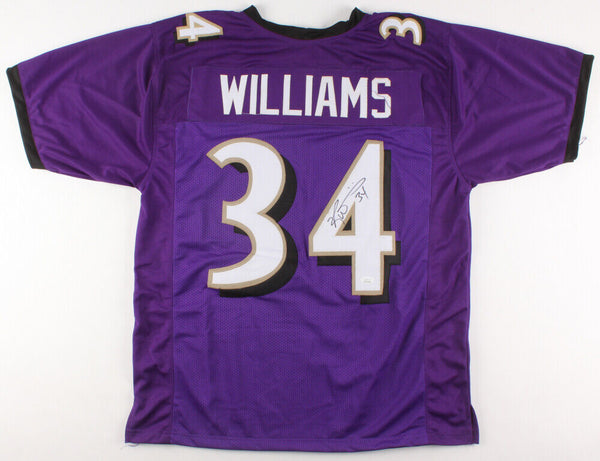 Ricky Williams Signed Baltimore Ravens Jersey (JSA COA) Pro Bowl MVP (2002) R.B.