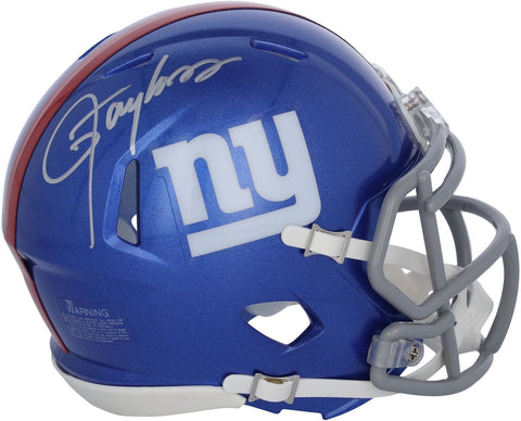 Lawrence Taylor New York Giants Autographed Riddell Speed Mini Helmet