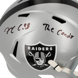 Maxx Crosby Las Vegas Raiders Signed Riddell Replica Helmet w/The Condor Insc