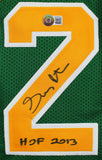Gary Payton "HOF 2013" Authentic Signed Green Pro Style Jersey BAS Witnessed