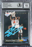 Magic Shaquille O'Neal Signed 1992 Upper Deck Trade Card #1B RC Auto 10 BAS Slab