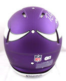 Randy Moss Signed Vikings F/S Speed Authentic Helmet w/Straight Cash- BA W Holo