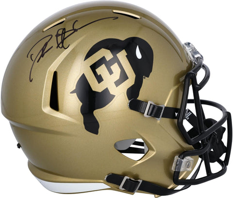Deion Sanders Colorado Buffalos Autographed Riddell Speed Replica Helmet