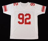 Michael Strahan New York Giants Signed Jersey (Beckett COA) 7xAll Pro Def.End
