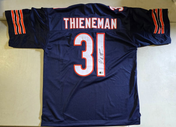 DILLON THIENEMAN AUTOGRAPHED SIGNED PRO STYLE CUSTOM XL JERSEY W/ BECKETT QR