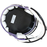 Jordan Addison Autographed Minnesota Vikings F/S Helmet Beckett Witness 51154