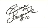 Pierre Larouche Autographed New York Rangers Index Card Beckett 45271