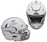 Randy Moss Signed Minnesota Vikings SpeedFlex Authentic ALT White Helmet