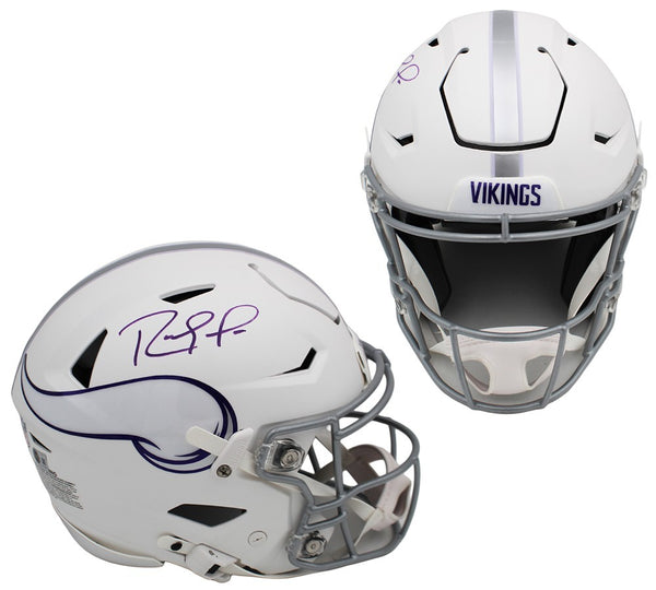 Randy Moss Signed Minnesota Vikings SpeedFlex Authentic ALT White Helmet