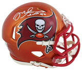 Buccaneers Mike Alstott Authentic Signed Flash Speed Mini Helmet W/ Case BAS Wit