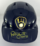Brewers ROBIN YOUNT Signed Full Size Milwaukee Rawlings BLUE Helmet AUTO - BAS