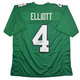 Autographed/Signed Jake Elliott Philadelphia Kelly Green Football Jersey BAS COA