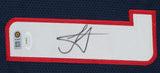 Nikola Jokic Authentic Signed Navy Blue Pro Style Jersey Autographed JSA
