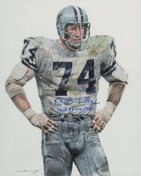 Bob Lilly Autographed Signed 8x10 Photo Dallas Cowboys SKU #245881