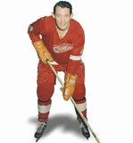 Bill Gadsby Signed Detroit Red Wings Logo Puck Inscribed "HOF 1970" (Beckett)