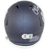 Chris Cooley Autographed Utah State Aggies Mini Helmet Beckett Witness 52884