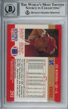 Joe Montana Autographed 1990 Pro Set #293 Trading Card Beckett 10 Slab 37496