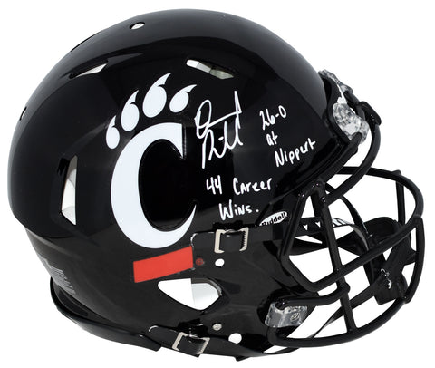 DESMOND RIDDER SIGNED CINCINNATI BEARCATS AUTHENTIC SPEED HELMET W/ INSCRIPTIONS