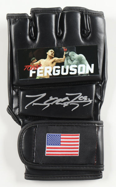 Tony Ferguson Signed Custom Photo USA / UFC / MMA Fight Glove (Beckett)
