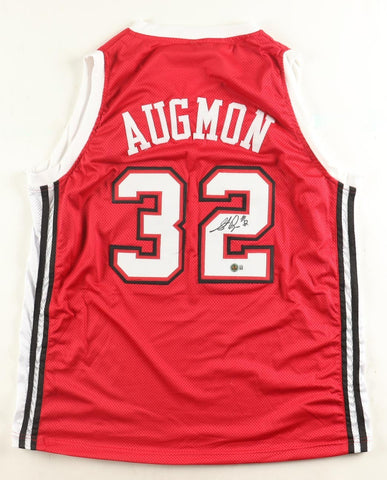 Stacey Augmon Signed UNLV Running Rebels 1990 Champions Jersey (Beckett)