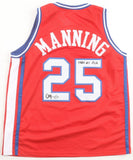 Danny Manning Signed Los Angeles Clippers Jersey Inscribed "1988 #1 Pick" (JSA)