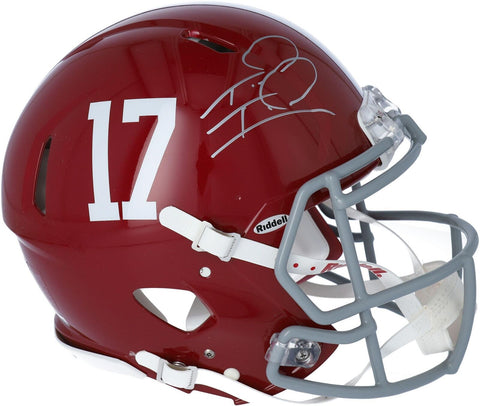 Tua Tagovailoa Alabama Crimson Tide Signed Riddell Speed Authentic Helmet