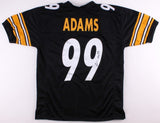 Keion Adams Signed Steelers Jersey (TSE COA) 2017 Rookie Outside Linebacker