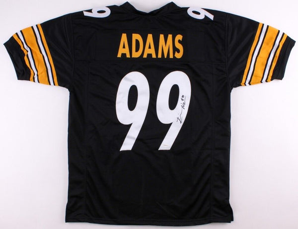 Keion Adams Signed Steelers Jersey (TSE COA) 2017 Rookie Outside Linebacker