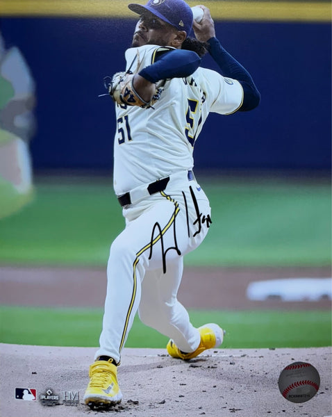 FREDDY PERALTA - Milwaukee Brewers All Star - Signed 8x10 Photo #15 AUTO