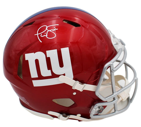 Phil Simms Signed New York Giants Speed Authenitc Flash NFL Helmet