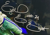 Ezekiel Elliott Signed 11x14 Dallas Cowboys Dive Spotlight Photo Fanatics