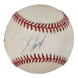 Lee Smith Signed N.L. Baseball (Beckett) Cubs, Cardinals, Red Sox, Yankees, Reds