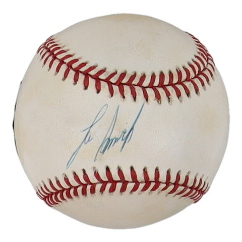 Lee Smith Signed N.L. Baseball (Beckett) Cubs, Cardinals, Red Sox, Yankees, Reds