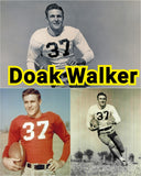 Doak Walker Twice-Signed SMU Mustangs Jersey (JSA LOA) 2xNFL Champ 1952 & 1953