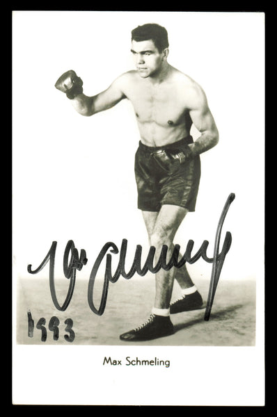 Max Schmeling Autographed Signed 3.5x5.5 Photo "1993" SKU #240761