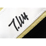 Travis Hunter Autographed College Style Black XL Jersey Beckett Witness 51418