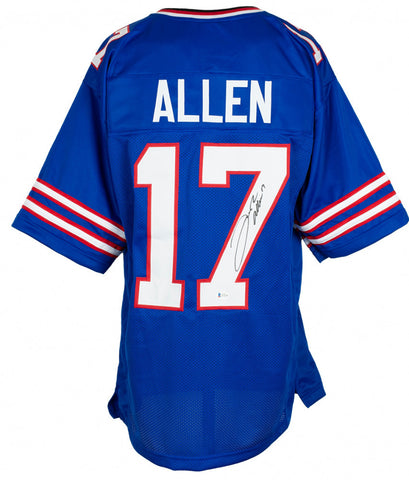 Josh Allen Buffalo Signed Blue Football Jersey NFL MVP '24 BAS
