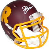 Joe Theismann Signed Washington Redskins AMP Mini Helmet Beckett 43013