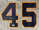Cecil Fielder Signed Detroit Tigers Jersey (S.I. Hologram) 3All-Star 1st Baseman