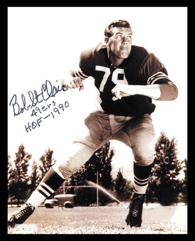 Bob St. Clair Autographed Signed 8x10 Photo San Francisco 49ers SKU #245904