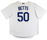 Dodgers Mookie Betts Authentic Signed White Nike Jersey Autographed JSA