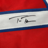 Autographed/Signed Trea Turner Philadelphia Red Baseball Jersey Beckett BAS COA
