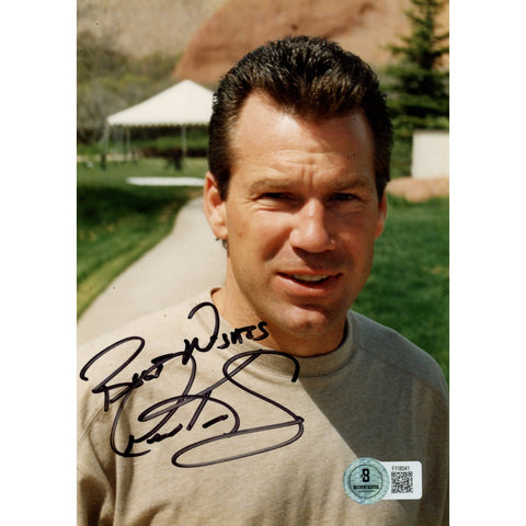 Gary Kubiak Autographed/Signed Denver Broncos 5x7 Photo Beckett 59222