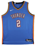 Thunder Shai Gilgeous-Alexander Signed Blue Nike Icon Edition Jersey BAS
