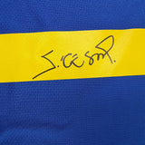 Autographed/Signed Julio Cesar Brazil Blue Soccer Jersey Beckett BAS COA