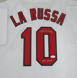 SL Cardinals TONY LARUSSA Signed Custom Replica Jersey AUTO w/ HOF 2014 - JSA